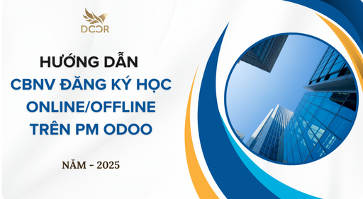 Hướng dẫn đăng ký học Online/Offline trên PM Odoo 